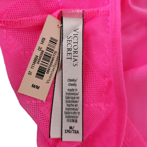NEW Victoria's Secret No Show Cheeky Panty with Mesh - Picture 4 of 4